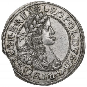 Austria, 15 kreuzer 1663, Vienna
