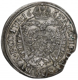 Austria, 15 kreuzer 1663, Vienna