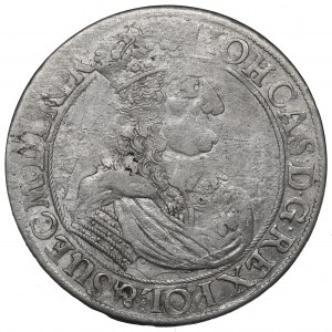 John II Casimir, 18 groschen 1661, Danzig - PR