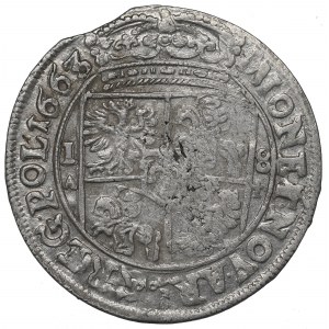 John II Casimir, 18 groschen 1663, Bromberg