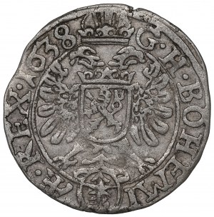 Austria, Ferdinand II, 3 kreuzer 1638, Prague