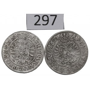 Austria, Lot 3 kreuzers 1621-65