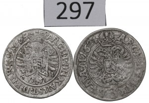 Austria, Lot 3 kreuzers 1621-65