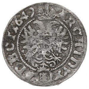 Śląsk pod panowaniem Habsburgów, Ferdynand II, 3 krajcary 1649, Wrocław