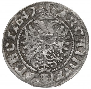 Silesia under Habsburg rule, Ferdinand II, 3 krajcary 1649, Wrocław