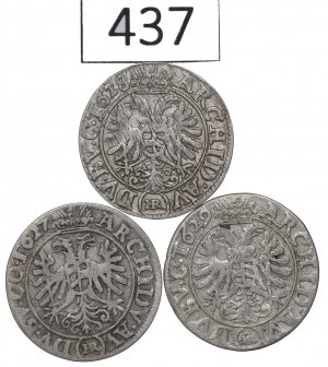 Schlesien under Habsburg, Lot 3 kreuzers 1627-29, Breslau