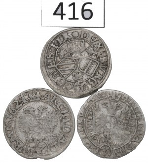 Austria, Lot 3 kreuzers