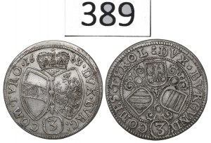 Austria, Lot 3 kreuzers