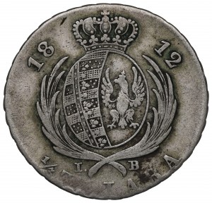 Duchy of Warsaw, 1/3 thaler 1812