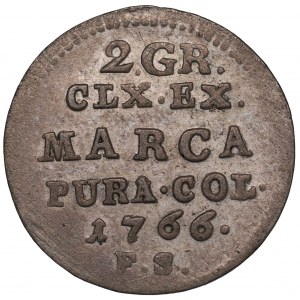 Stanislaus Augustus, 2 groschen 1766