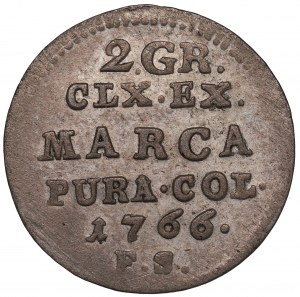 Stanislaus Augustus, 2 groschen 1766