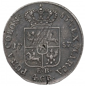 Stanislaus Augustus, 4 groschen 1787