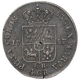 Stanislaus Augustus, 4 groschen 1787