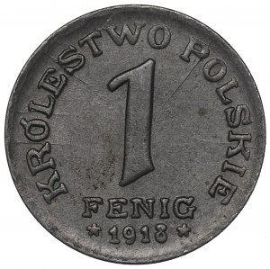 Kingdom of Poland, 1 fenig 1918