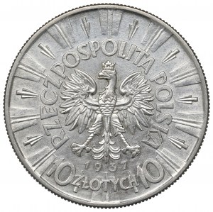 II Republic of Poland, 10 zloty 1937 Pilsudski