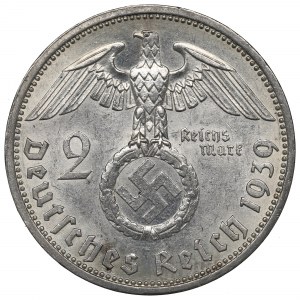 III Reich, 2 mark 1939 Hindenburg A