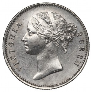 British India, 1 rupee 1840 - 27 berries