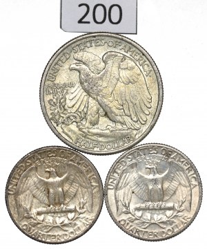 USA, Lot of silver coins