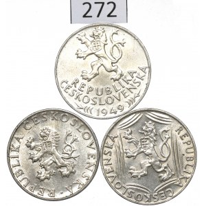 Czechoslovakia, Lot 10-100 crown 1948-55