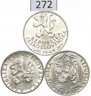 Czechoslovakia, Lot 10-100 crown 1948-55
