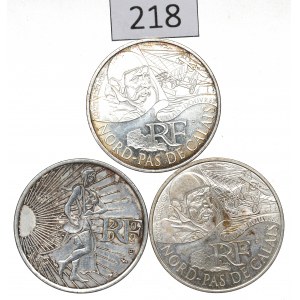 Francúzsko, sada 10 EUR 2009-12