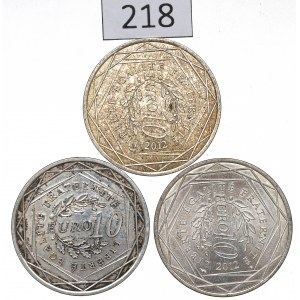Francúzsko, sada 10 EUR 2009-12