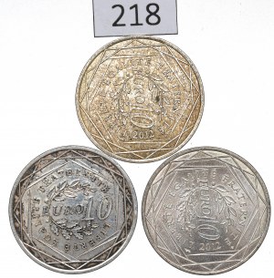 France, Lot 10 euro 2009-12