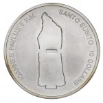 Nauru, 10 dolarów 2007 - Jan Paweł II