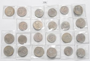 USSR, Lot 1-5 rouble 1987-91
