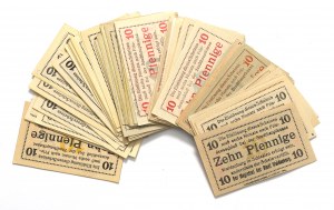 Walbrzych, Set of 10 pfenigs (103 copies)