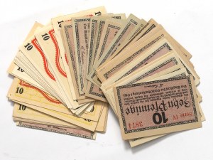 Walbrzych, Set 10 pfenig (93 copies)