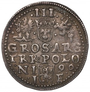Sigismund III, 3 groschen 1596, Olcusia