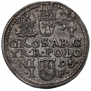 Sigismund III Vasa, 3 Groschen 1595 Olkusz