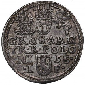 Sigismund III Vasa, 3 Groschen 1595 Olkusz