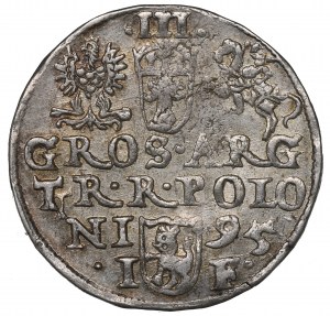 Sigismund III Vasa, 3 Groschen 1595 Olkusz