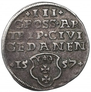 Sigismund II Augustus, 3 Groschen 1557, Danzig
