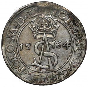 Sigismund II Augustus, 3 groschen 1564, Vilnius - LI/L