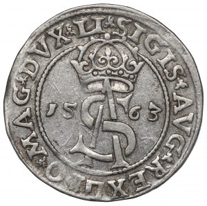 Sigismund II Augustus, 3 groschen 1563, Vilnius - LI/L