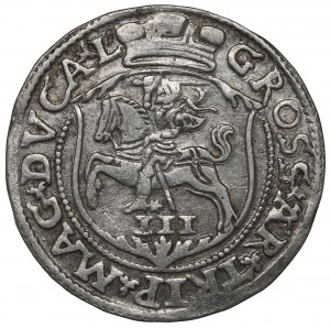 Sigismund II Augustus, 3 groschen 1563, Vilnius - LI/L