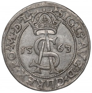 Sigismund II Augustus, 3 groschen 1563, Vilnius - L/LI