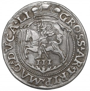 Sigismund II Augustus, 3 groschen 1563, Vilnius - LIT/LI