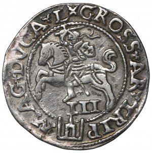 Sigismund II Augustus, 3 groschen 1562, Vilnius - LI/L