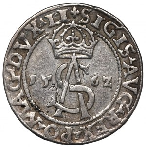 Sigismund II Augustus, 3 groschen 1562, Vilnius - LI/LI