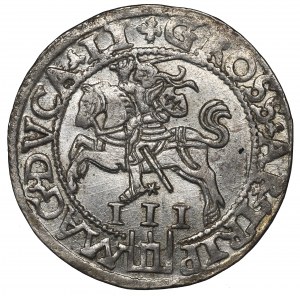 Sigismund II Augustus, 3 groschen 1562, Vilnius - L/LI