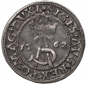 Sigismund II Augustus, 3 groschen 1562, Vilnius - L/LI