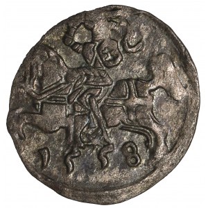 Sigismund II Augustus, Denarius 1558, Vilnius
