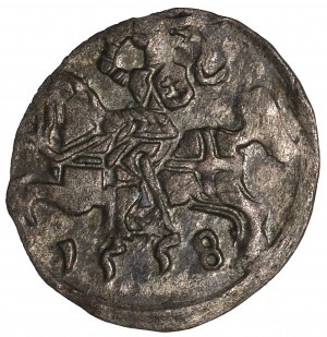Sigismund II Augustus, Denarius 1558, Vilnius