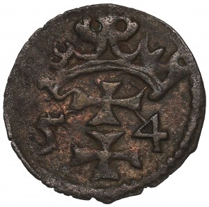 Sigismundus II Augustus, Denarius 1554, Danzig