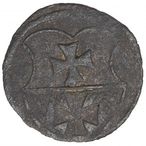 Sigismund I the Old, Denarius without date, Elbing