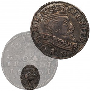 Sigismund III, 3 groschen 1601, Vilnius